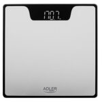 ADLER BATHROOM SCALE WITH LED DISPLAY SILVER