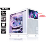 ARMAGGEDDON GAMING PC CASE MATX TESSARAXX COREVISION WHITE