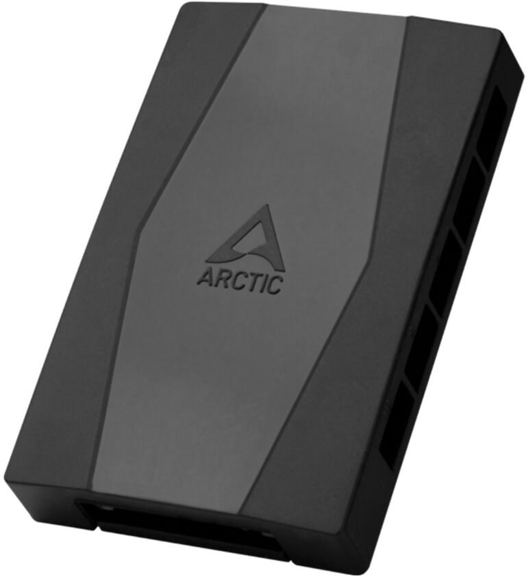 Arctic Case Fan Hub - PWM Sharing Hub for PC fans - 10 outputs - SATA Power