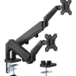 BRATECK βάση γραφείου για 2x οθόνες LDT56-C024