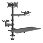 BRATECK βάση γραφείου για 2x οθόνες PMM-02LD
