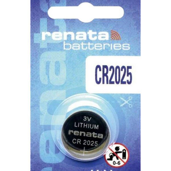 Buttoncell Lithium Electronics Renata CR2025 Τεμ. 1