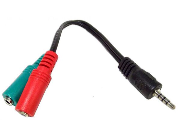 5mm AUDIO + MICROPHONE ADAPTER CABLE 0