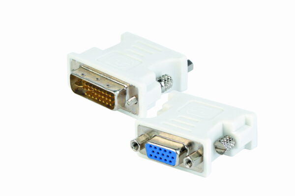 CABLEXPERT ADAPTER DVI MALE TO VGA 15PIN HD 3WAYS FEMALE