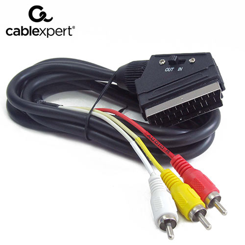 CABLEXPERT BIDIRECTIONAL RCA TO SCART AUDIO-VIDEO CABLE 1