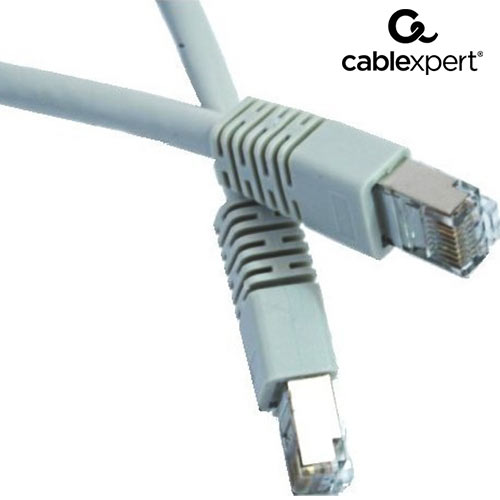 CABLEXPERT FTP CAT6 PATCH CORD GREY SHIELDED 2M