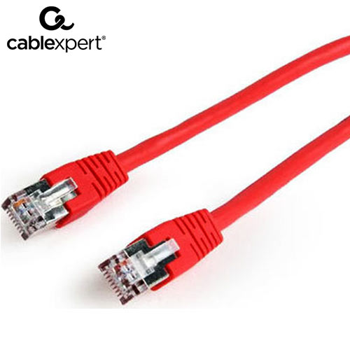 CABLEXPERT FTP CAT6 PATCH CORD RED SHIELDED 0
