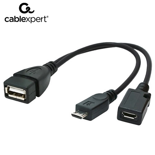 CABLEXPERT USB ADAPTER CABLE OTG AF + MICRO BF TO MICRO BM CABLE 0