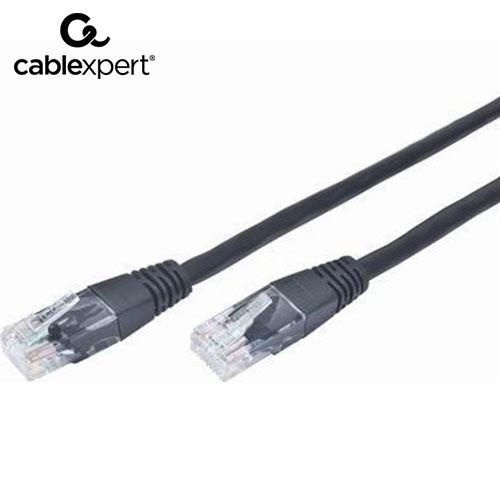 CABLEXPERT UTP PATCH CORD CAT5e BLACK 2M