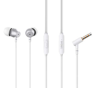 CELEBRAT earphones με μικρόφωνο D11