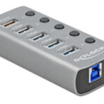 DELOCK USB hub 63262 με διακόπτες