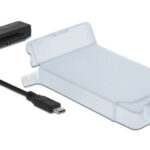 DELOCK αντάπτορας USB-C σε SATA 64084 με θήκη για 2.5" HDD/SSD