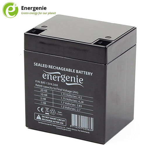 ENERGENIE LEAD BATTERY FOR UPS 12V 4