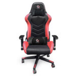 GEMBIRD GAMING CHAIR LEATHER BLACK/RED