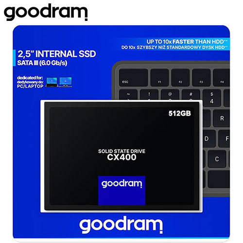 GOODRAM SSD CX400 512GB SATA III 2