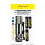 HEITECH FLASHLIGHT WITH 9 LEDS INCLUDES 3 MICRO/AAA BATTERIES