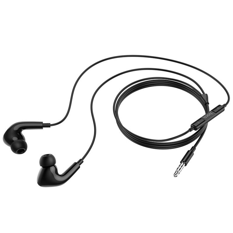 Hands Free Hoco M1 Pro Original Series Earphones Stereo 3.5mm Μαύρα με Μικρόφωνο και Πλήκτρο Λειτουργίας