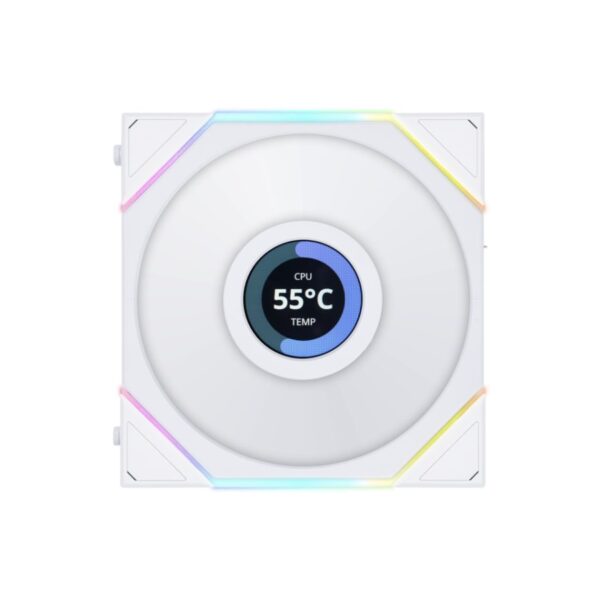 Lian Li UNIFAN TL LCD 120-1PCS Reverse White - Case Fan