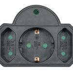 POWERTECH αντάπτορας ρεύματος PT-817 με προστασία υπέρτασης