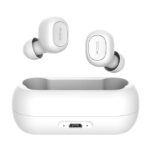QCY T1C TWS WHITE True Wireless Earbuds 5.0 Bluetooth Headphones 80hrs