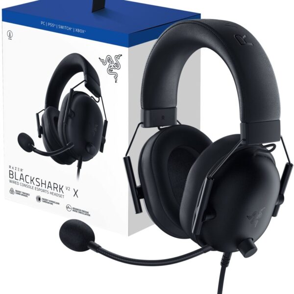 Razer BLACKSHARK V2 X FOR PLAYSTATION - 7.1 Gaming Headset – Audio Jack - XBOX/PC/PS4/PS5/Switch