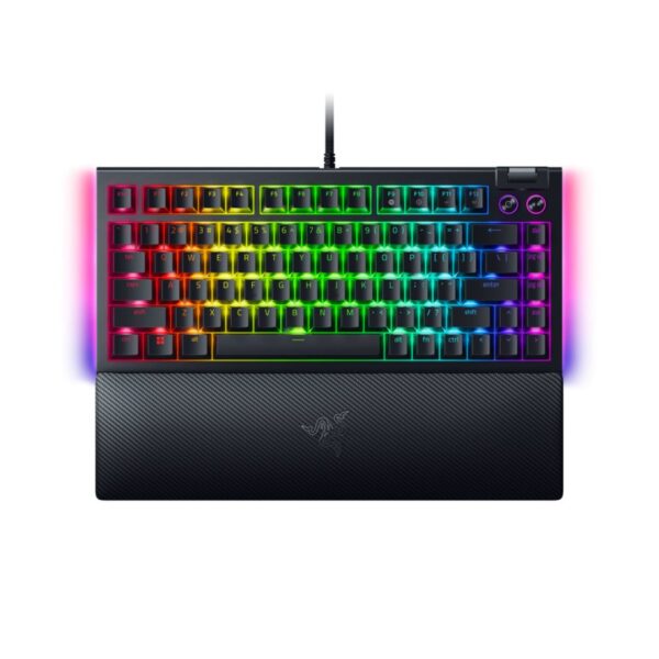 Razer BLACKWIDOW V4 75% - Mechanical RGB Gaming Keyboard - Hot-Swappable - Orange Tactile Switches