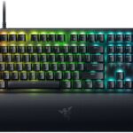 Razer BLACKWIDOW V4 PRO - Gaming Mechanical RGB Keyboard -  Yellow Silent Switches - Macros