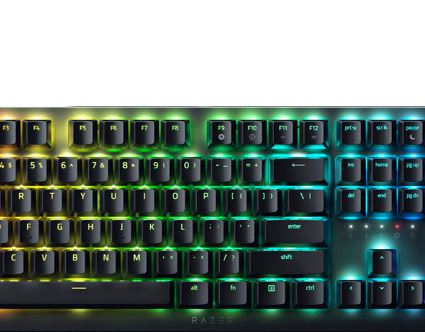 Razer DEATHSTALKER V2 - Low-Profile RGB Gaming Keyboard - Clicky Purple - Optical Switches