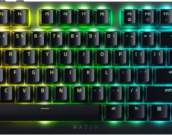 Razer DEATHSTALKER V2 PRO TKL - Wireless - Low Profile - Linear Red - Optical Switches - RGB