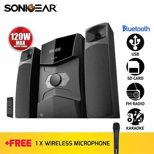 SONIC GEARS BLUETOOTH MULTIMEDIA AUDIO SPEAKERS 2