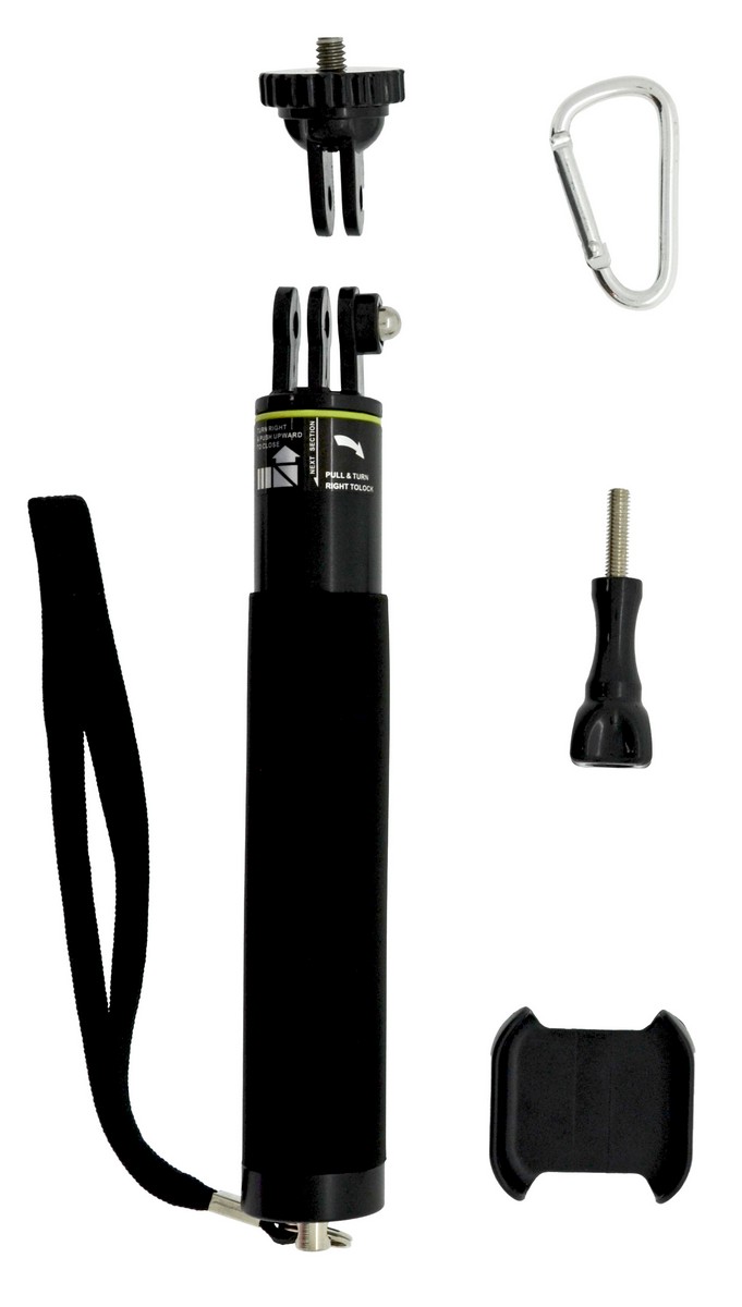 Selfie Stick Monopod LEDISTAR LDX-600 για Φωτογραφικές Μηχανές  Πτυσσόμενο Μαύρο Μήκος: 20cm-80cm