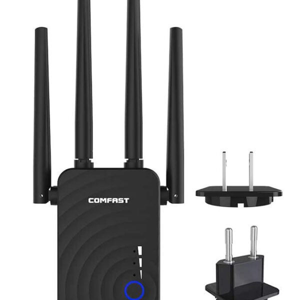 Wifi Repeater / Extender Dual Band Hi-Speed Comfast CF-WR754AC 1200Mbps με Τετραπλή Κεραία