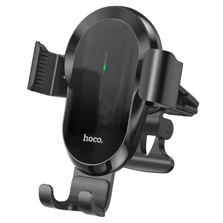Βάση Στήριξης Αεραγωγού  Αυτοκινήτου Hoco CA105 Guide με Wireless Charger 15W για Συσκεύες 4.7"-7