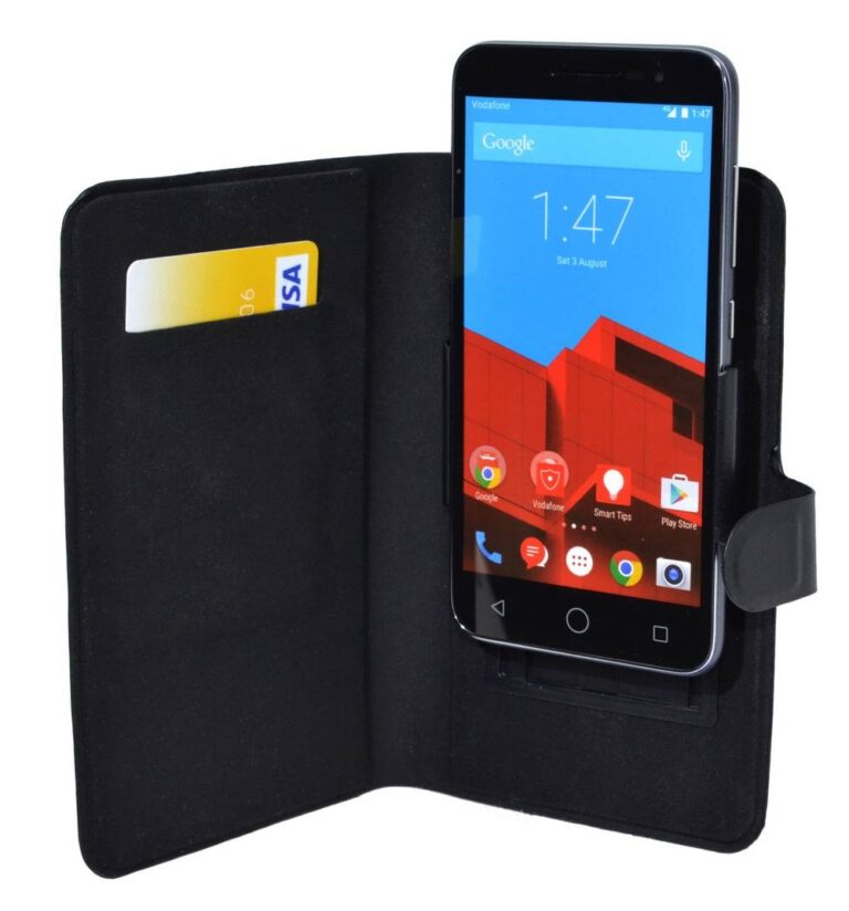 Θήκη Book Ancus Grab Series Universal για Smartphone 4.5" - 5.0" Μαύρη