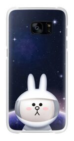Θήκη Faceplate Samsung S7 Line Friends Cover "Cony" EF-XG930LWEGWW για SM-G930F Galaxy S7 Μαύρη
