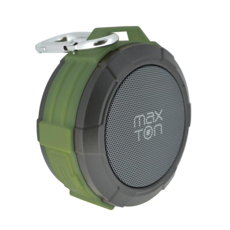 Φορητό Ηχείο Εξωτερικού Χώρου Bluetooth Maxton Telica MX51 3W IP5 Πράσινο με Ενσωματωμένο Μικρόφωνο Audio-in MicroSD