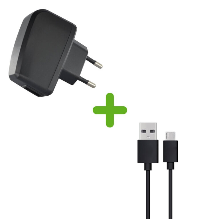 Φορτιστής Ταξιδίου USB 5V 500 mAh Bulk + Data Cable Ancus USB AM to Micro USB B Black 20 cm