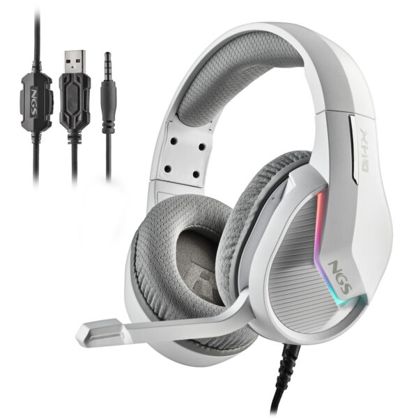 HEADSET NGS GAMING GHX-515 RGB LIGHTS-MUTE & VOL. PS/XBOX/PC