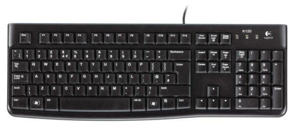 Keyboard Logitech K120 Wired USB GR