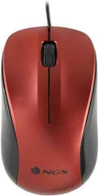 MOUSE NGS USB OPTICAL1200dpi [CREW] RED