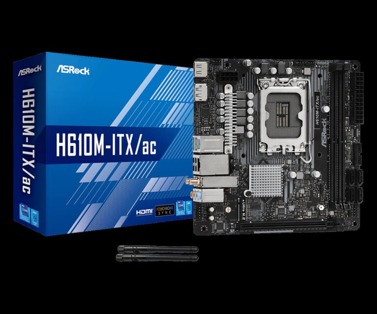 Motherboard Asrock H610M-ITX/ac s1700 DDR4 mini-ITX