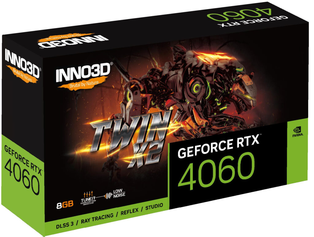 VGA Inno3D GeForce RTX 4060 8Gb Twin X2