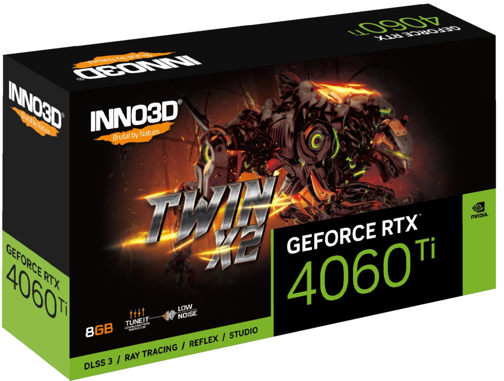 VGA Inno3D GeForce RTX 4060Ti 8Gb Twin X2
