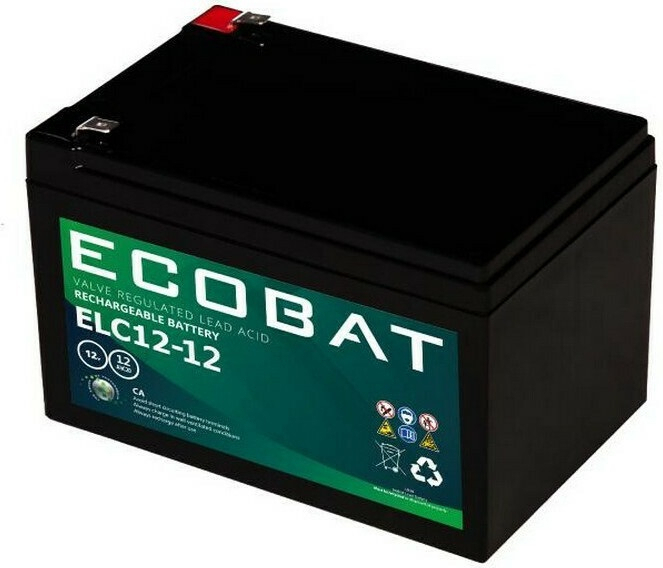 Μπαταρία Ecobat ELC12-12 για UPS 12V 12Ah