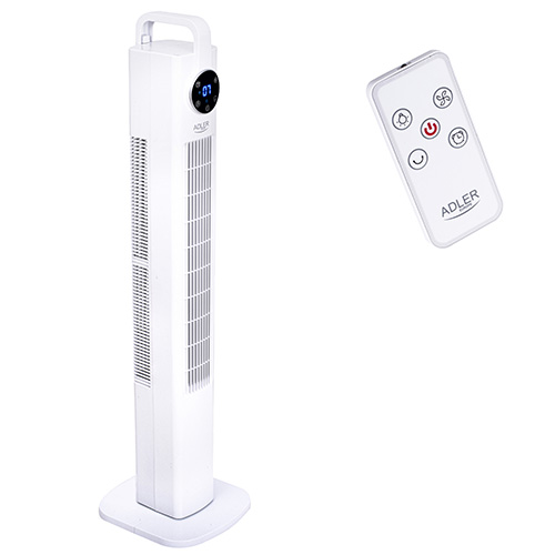 ADLER COLUMN FAN TOWER 109CM/43' WITH REMOTE CONTROL