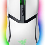 Razer COBRA PRO WHITE - Wireless Gaming Mouse - 30000 DPI - RGB UNDERGLOW - Bluetooth / 2.4Ghz - 77g