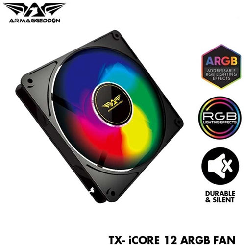 ARMAGGEDDON PC COOLING FAN ARGB TX iCORE-12 BULK