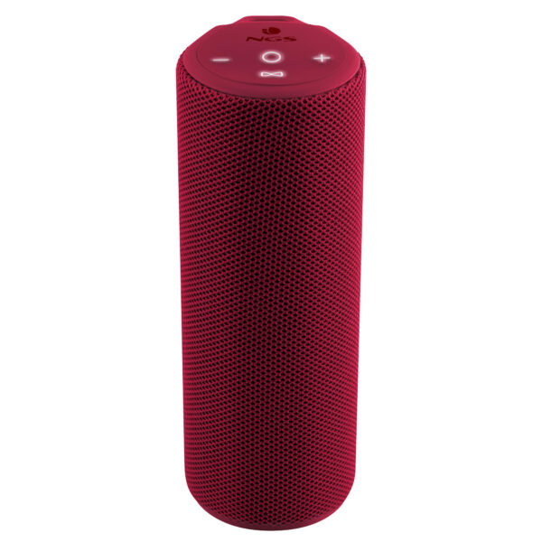 Bluetooth Speaker NGS [ROLLER REEF] 20W IP67 WATERPROOF TWS/AUX IN 20h BATTERY Red