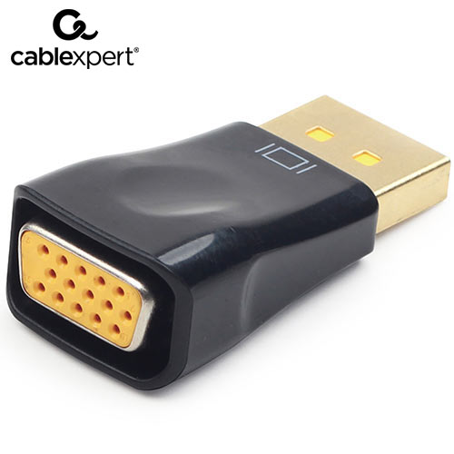 CABLEXPERT DISPLAY PORT TO VGA ADAPTER BLACK