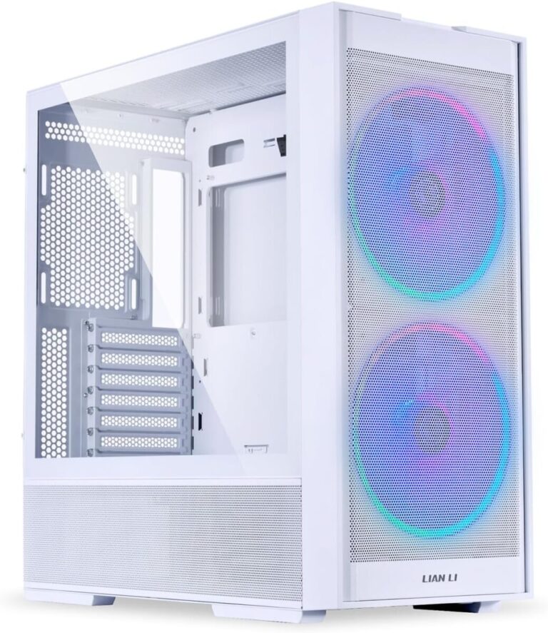 Lian Li LANCOOL 206 White - ATX PC Case w. 2 x front 160 PWM fans (ARGB)